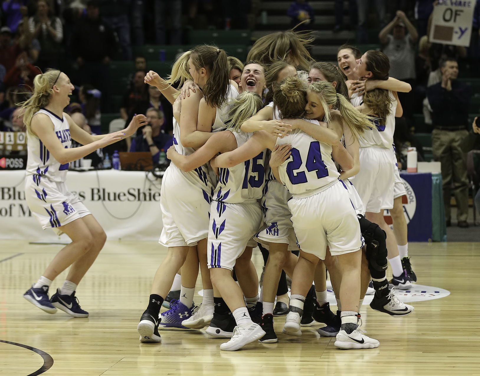 Class A Girls Basketball - Havre Blue Ponies
